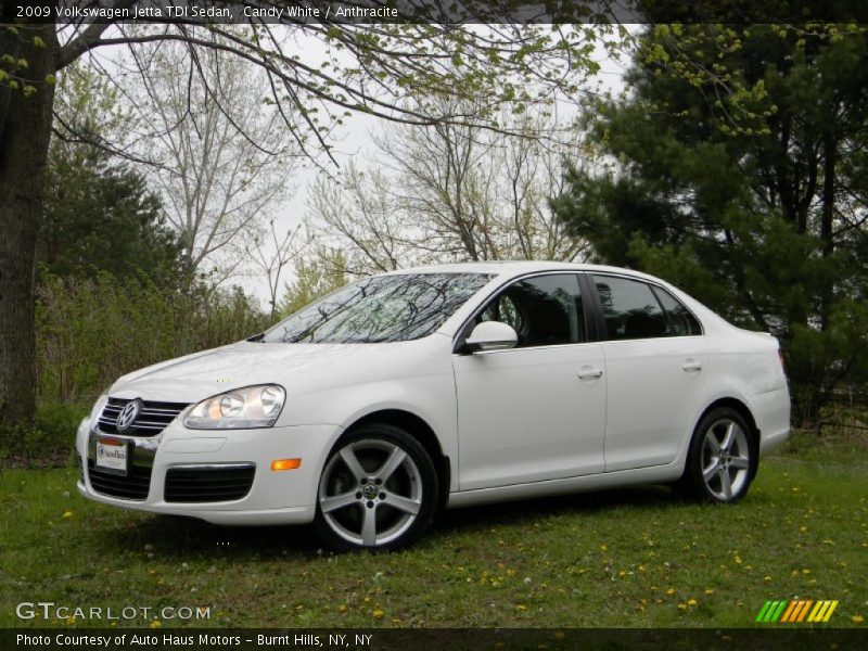 Candy White / Anthracite 2009 Volkswagen Jetta TDI Sedan