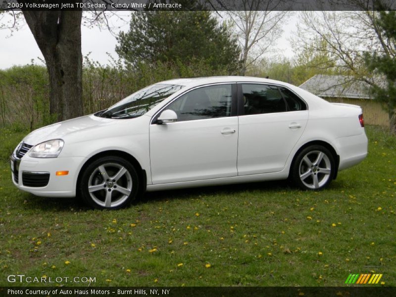 Candy White / Anthracite 2009 Volkswagen Jetta TDI Sedan