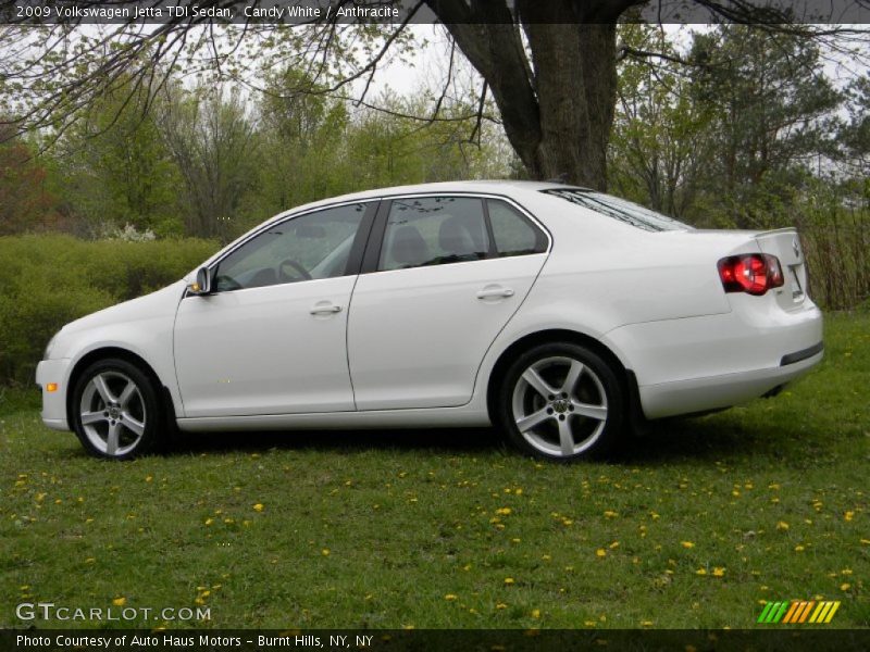 Candy White / Anthracite 2009 Volkswagen Jetta TDI Sedan