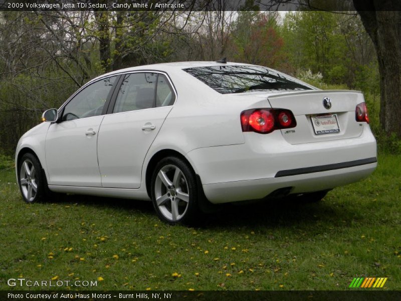 Candy White / Anthracite 2009 Volkswagen Jetta TDI Sedan