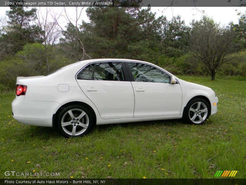 Candy White / Anthracite 2009 Volkswagen Jetta TDI Sedan