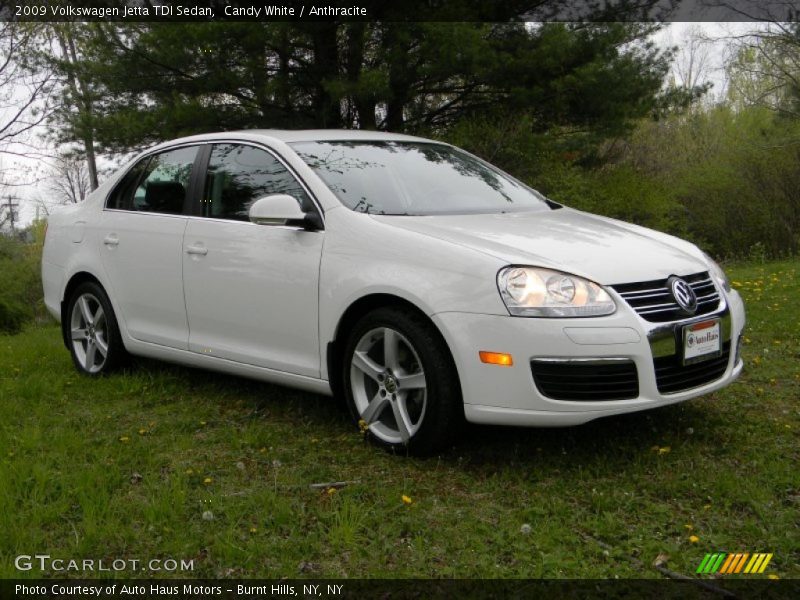 Candy White / Anthracite 2009 Volkswagen Jetta TDI Sedan