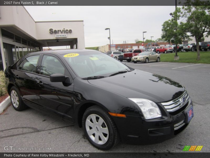Black / Camel 2007 Ford Fusion S