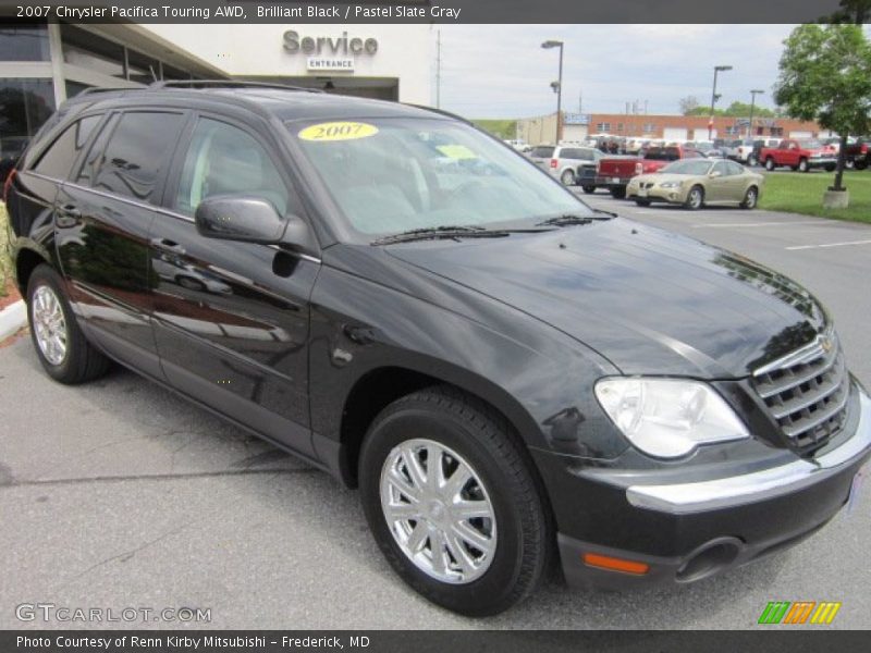 Brilliant Black / Pastel Slate Gray 2007 Chrysler Pacifica Touring AWD