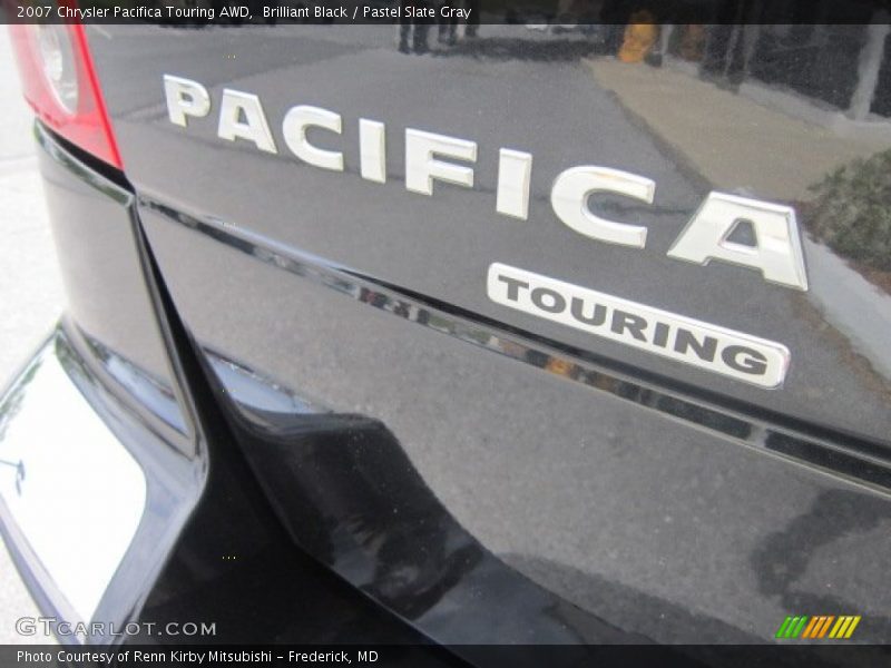 Brilliant Black / Pastel Slate Gray 2007 Chrysler Pacifica Touring AWD