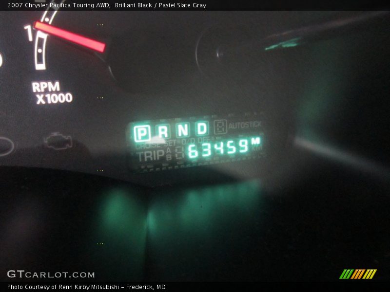 Brilliant Black / Pastel Slate Gray 2007 Chrysler Pacifica Touring AWD
