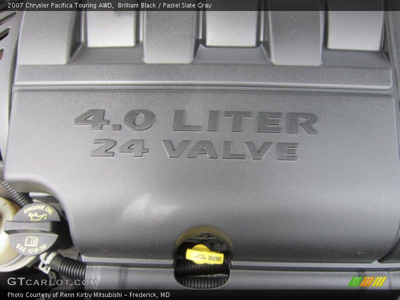 Brilliant Black / Pastel Slate Gray 2007 Chrysler Pacifica Touring AWD