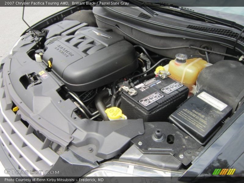 Brilliant Black / Pastel Slate Gray 2007 Chrysler Pacifica Touring AWD