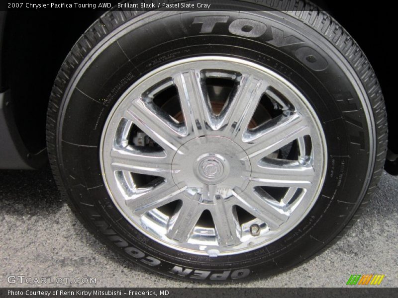 Brilliant Black / Pastel Slate Gray 2007 Chrysler Pacifica Touring AWD