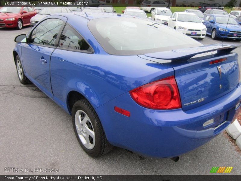 Nitrous Blue Metallic / Ebony 2008 Pontiac G5