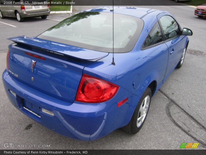 Nitrous Blue Metallic / Ebony 2008 Pontiac G5