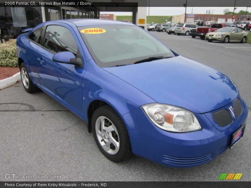 Nitrous Blue Metallic / Ebony 2008 Pontiac G5
