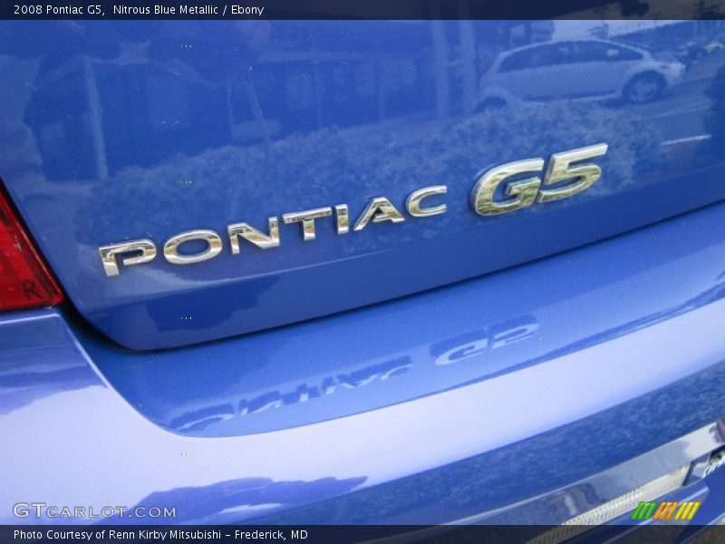 Nitrous Blue Metallic / Ebony 2008 Pontiac G5