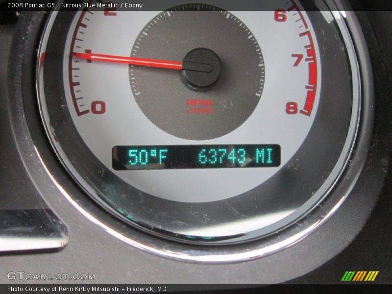 Nitrous Blue Metallic / Ebony 2008 Pontiac G5