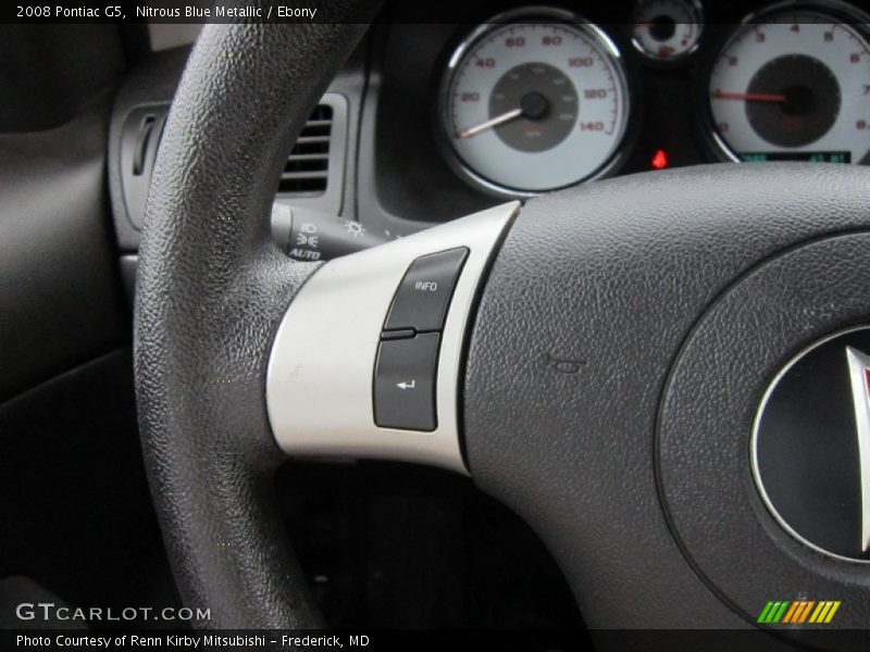 Nitrous Blue Metallic / Ebony 2008 Pontiac G5