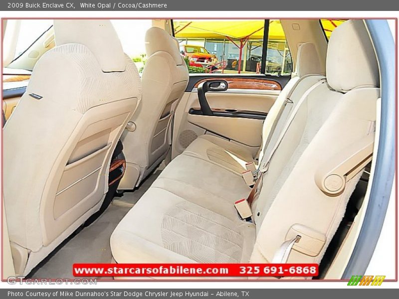 White Opal / Cocoa/Cashmere 2009 Buick Enclave CX
