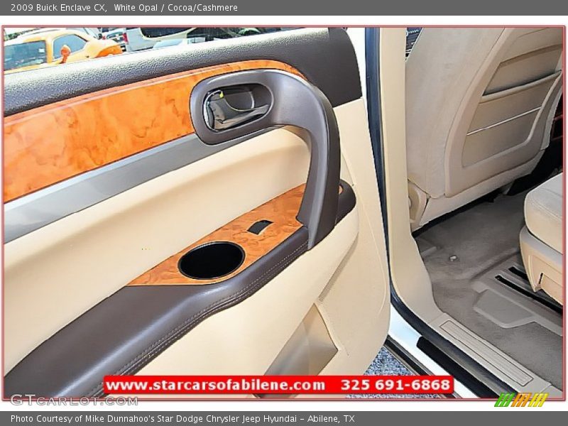 White Opal / Cocoa/Cashmere 2009 Buick Enclave CX