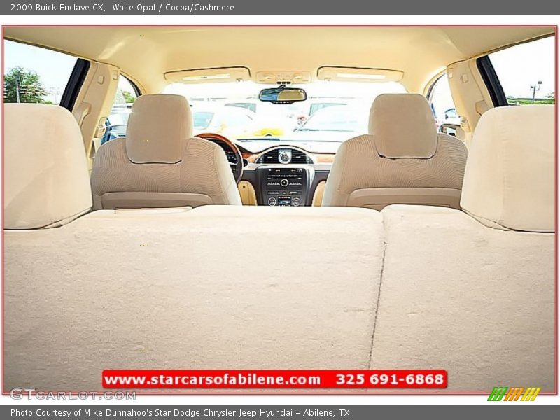 White Opal / Cocoa/Cashmere 2009 Buick Enclave CX