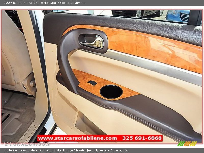White Opal / Cocoa/Cashmere 2009 Buick Enclave CX