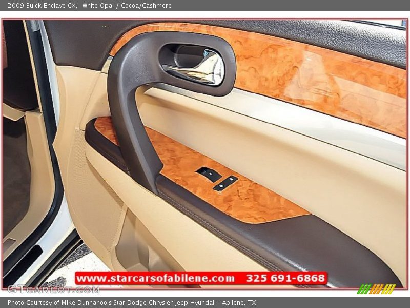 White Opal / Cocoa/Cashmere 2009 Buick Enclave CX