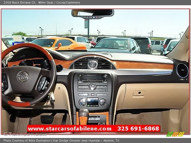 White Opal / Cocoa/Cashmere 2009 Buick Enclave CX