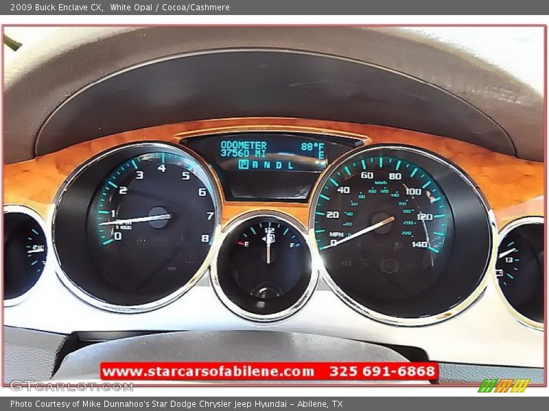 White Opal / Cocoa/Cashmere 2009 Buick Enclave CX