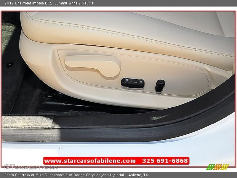 Summit White / Neutral 2012 Chevrolet Impala LTZ