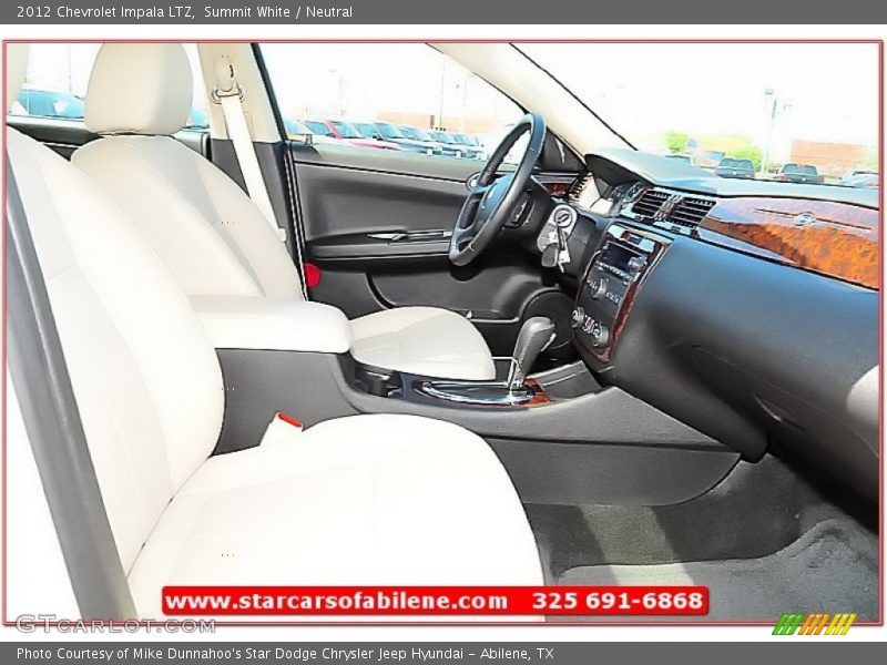 Summit White / Neutral 2012 Chevrolet Impala LTZ
