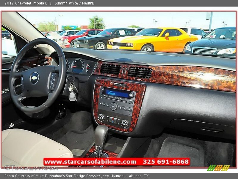 Summit White / Neutral 2012 Chevrolet Impala LTZ
