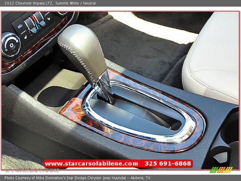 Summit White / Neutral 2012 Chevrolet Impala LTZ