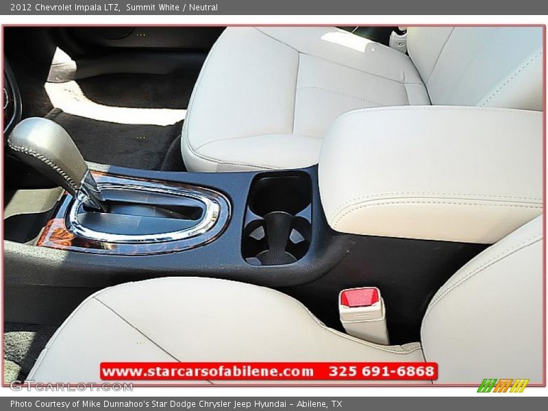 Summit White / Neutral 2012 Chevrolet Impala LTZ