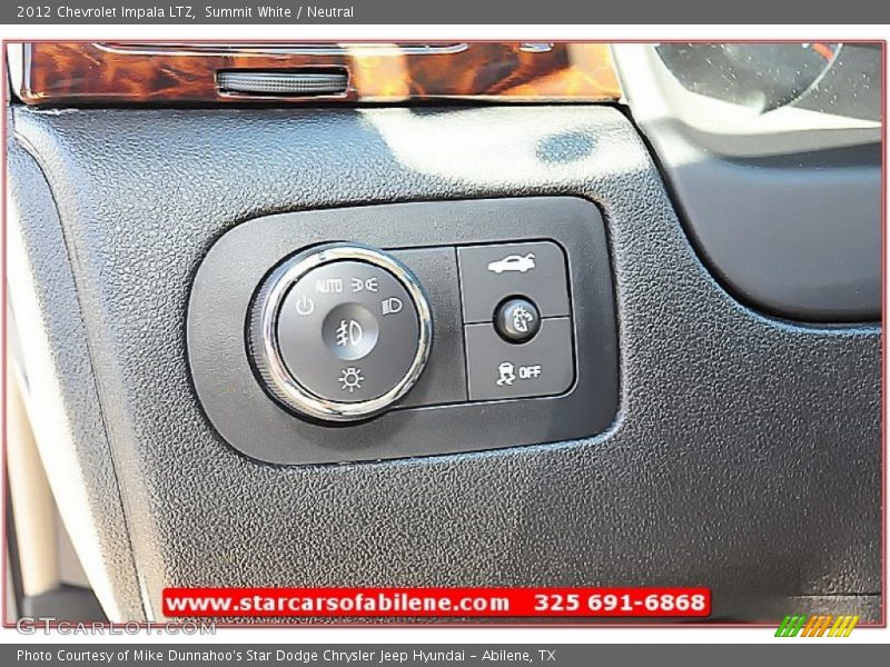 Summit White / Neutral 2012 Chevrolet Impala LTZ