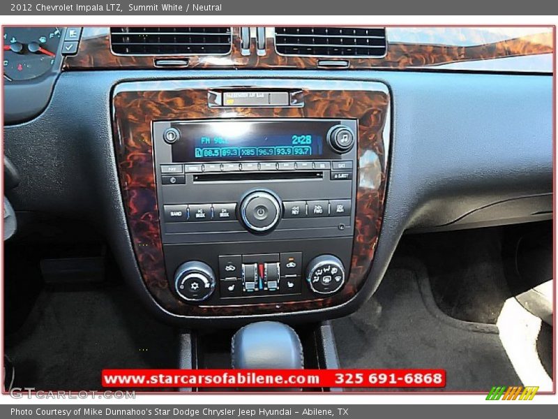 Summit White / Neutral 2012 Chevrolet Impala LTZ