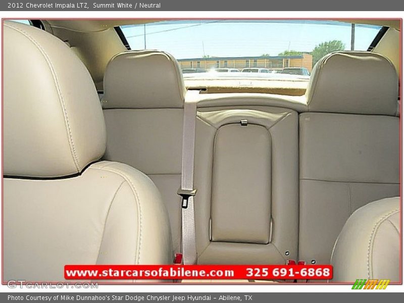 Summit White / Neutral 2012 Chevrolet Impala LTZ