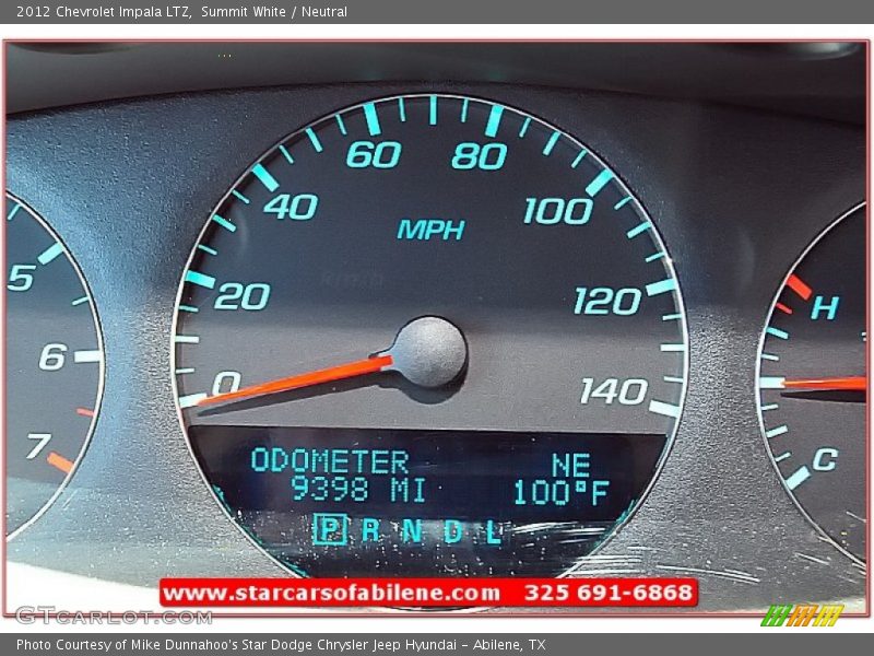 Summit White / Neutral 2012 Chevrolet Impala LTZ