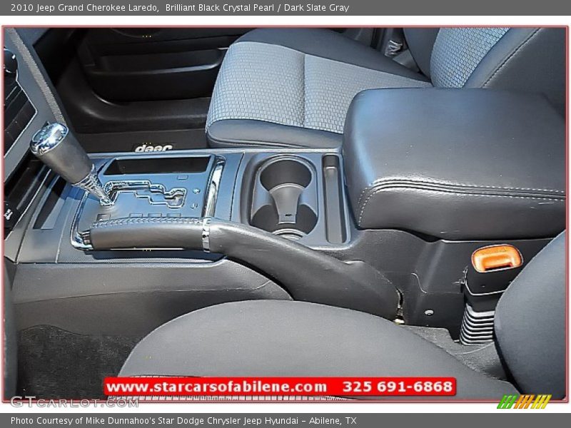 Brilliant Black Crystal Pearl / Dark Slate Gray 2010 Jeep Grand Cherokee Laredo