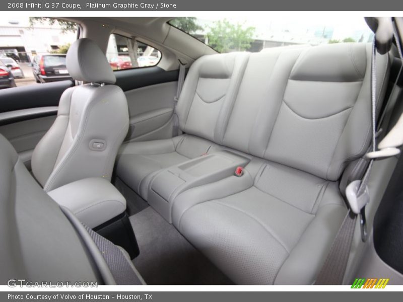 Platinum Graphite Gray / Stone 2008 Infiniti G 37 Coupe