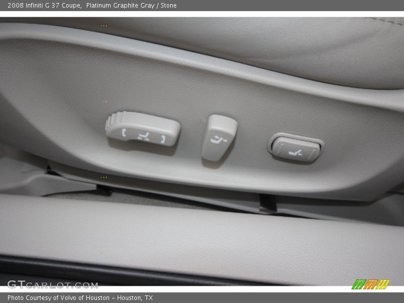 Platinum Graphite Gray / Stone 2008 Infiniti G 37 Coupe