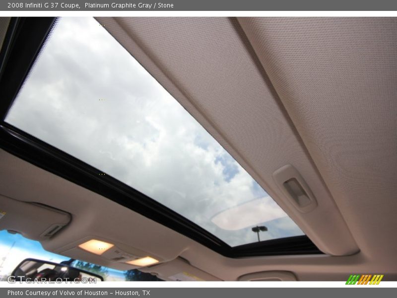 Platinum Graphite Gray / Stone 2008 Infiniti G 37 Coupe