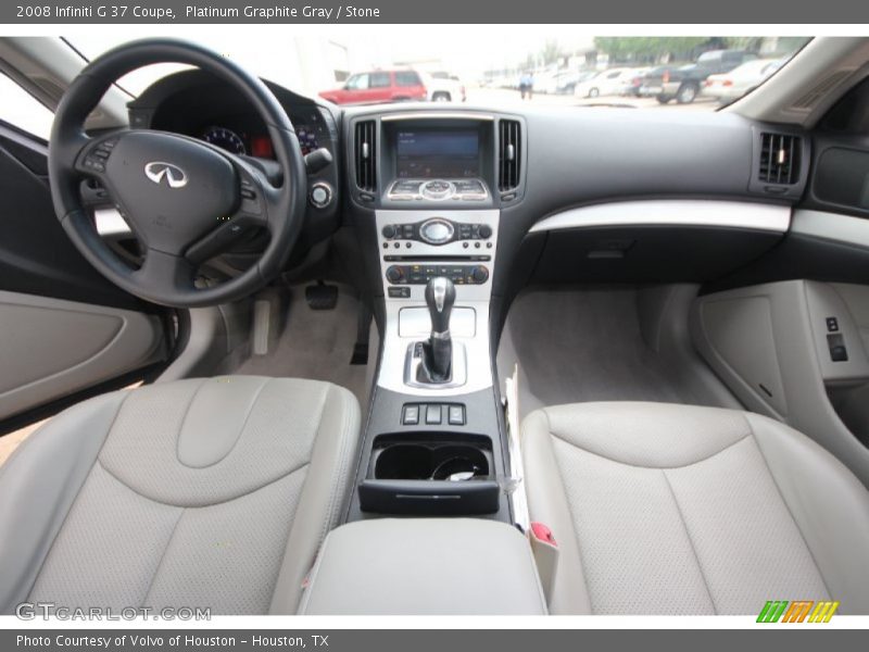 Platinum Graphite Gray / Stone 2008 Infiniti G 37 Coupe