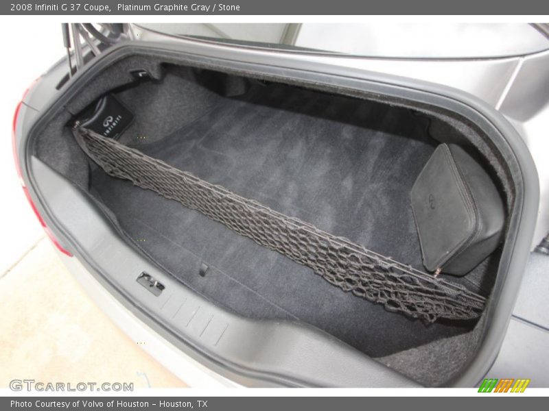 Platinum Graphite Gray / Stone 2008 Infiniti G 37 Coupe