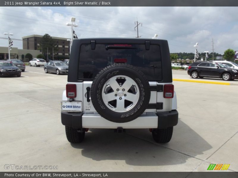 Bright Silver Metallic / Black 2011 Jeep Wrangler Sahara 4x4