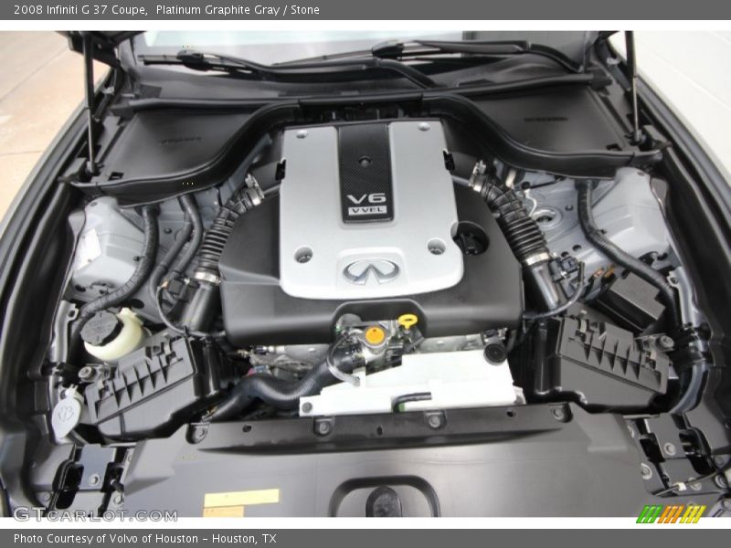 Platinum Graphite Gray / Stone 2008 Infiniti G 37 Coupe