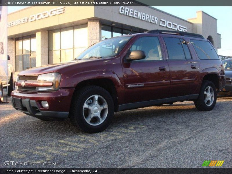 Majestic Red Metallic / Dark Pewter 2004 Chevrolet TrailBlazer EXT LS 4x4