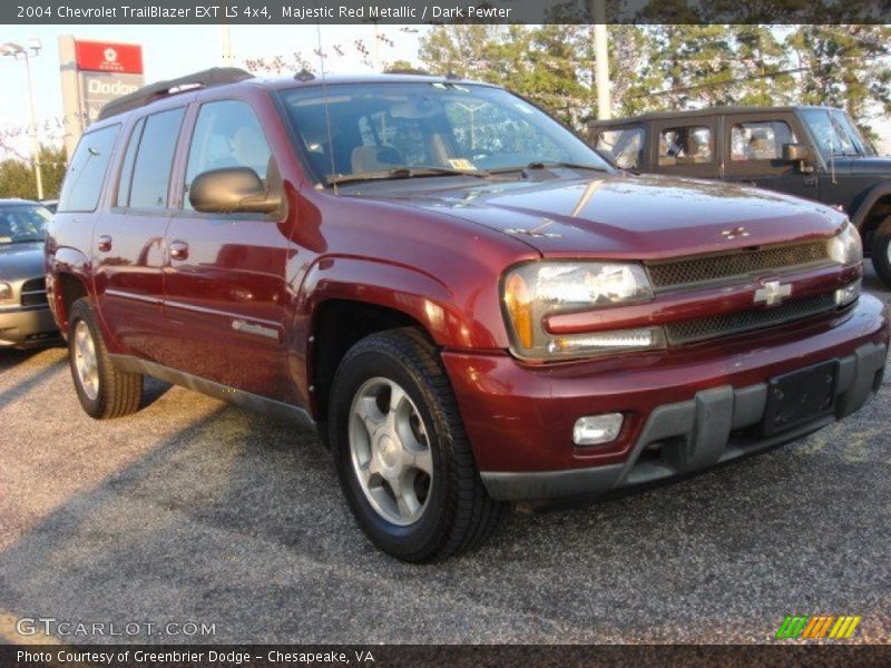 Majestic Red Metallic / Dark Pewter 2004 Chevrolet TrailBlazer EXT LS 4x4