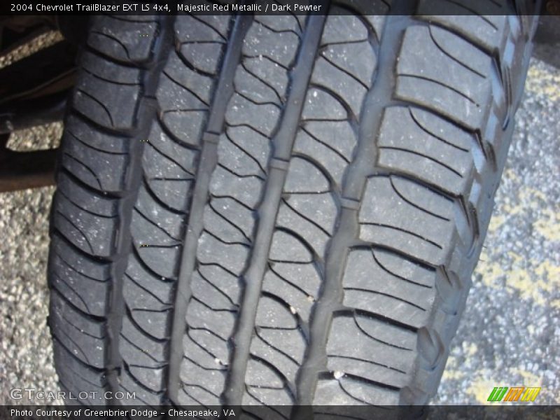 Majestic Red Metallic / Dark Pewter 2004 Chevrolet TrailBlazer EXT LS 4x4