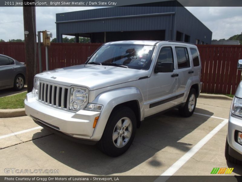 Bright Silver Metallic / Dark Slate Gray 2011 Jeep Liberty Sport