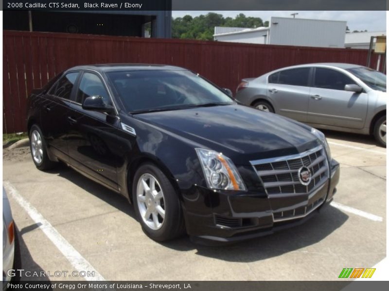 Black Raven / Ebony 2008 Cadillac CTS Sedan