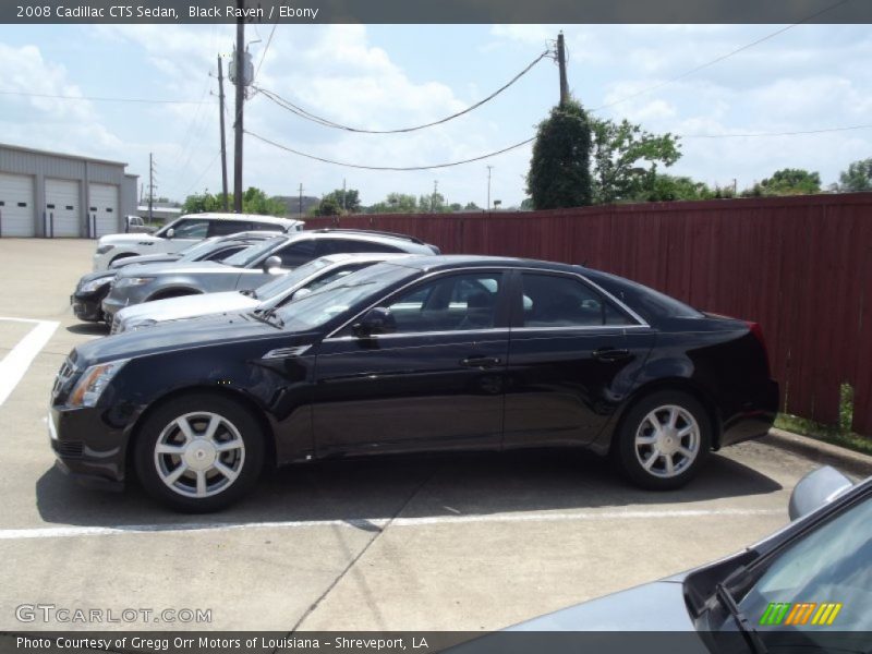 Black Raven / Ebony 2008 Cadillac CTS Sedan