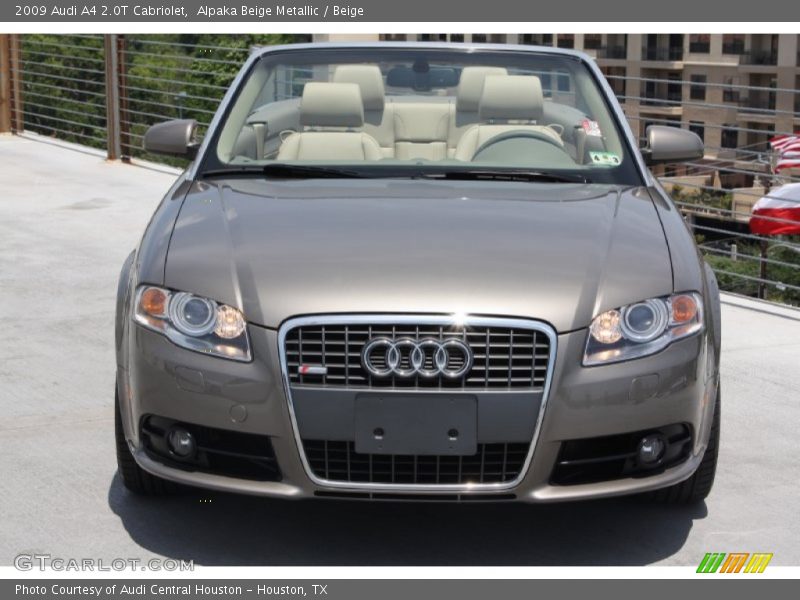 Alpaka Beige Metallic / Beige 2009 Audi A4 2.0T Cabriolet